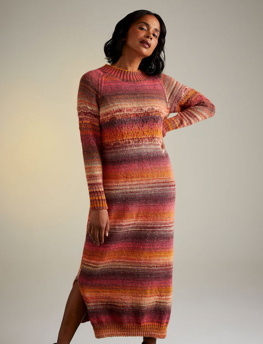 TALL POPPIES DRESS IN SIRDAR JEWELSPUN ARAN