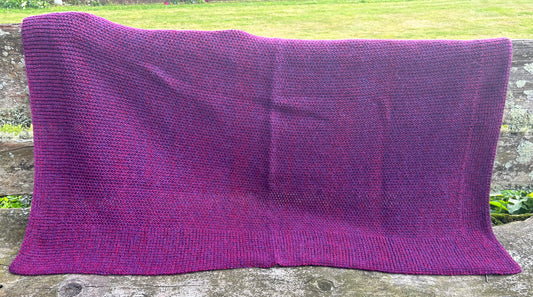 Large Machine knit Blanket